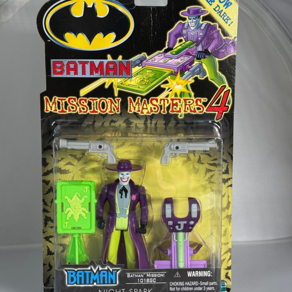 Batman Mission Masters 4 Night Spark Joker Action Figure 2001